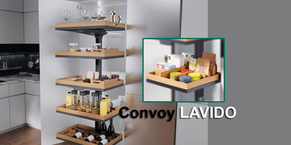 Kesseböhmer: наполнение полок Convoy LAVIDO в цвете натуральный дуб Kessebohmer в Оренбурге