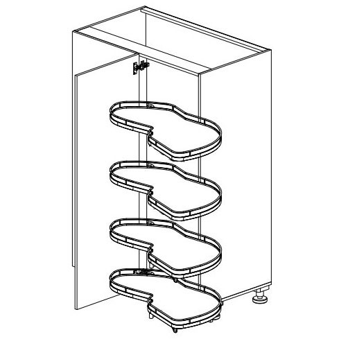 LEMANS 4 полки Kessebohmer купить в Оренбурге | официальный магазин