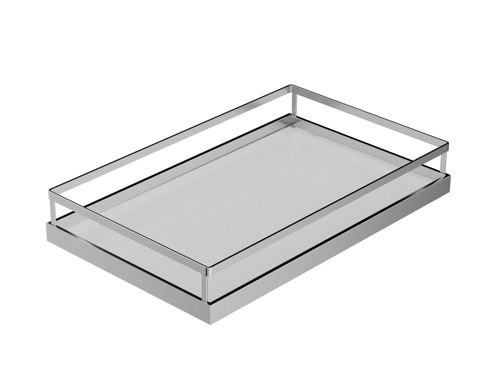 Комплект полок, Волшебный угол 450-600 мм, Арена СТИЛЬ, 4 шт, цвет ХРОМ Kessebohmer | официальный магазин