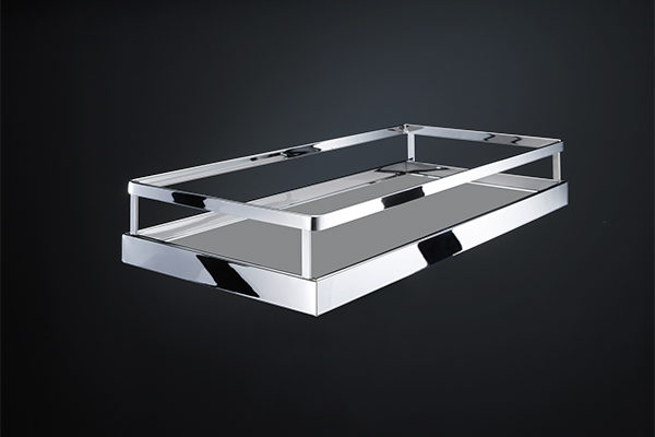 Полка 1 шт, Комфорт II 200 мм, Арена СТИЛЬ, 110x470x88 мм, цвет ХРОМ Kessebohmer | официальный магазин